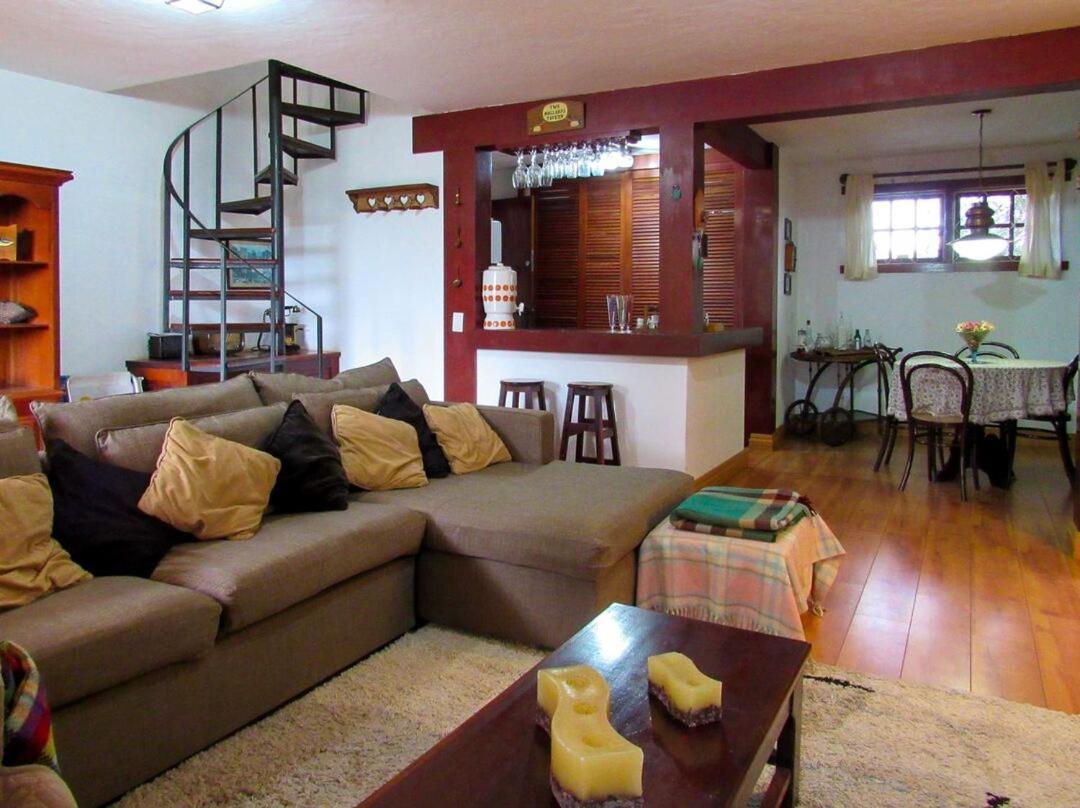 Chale Com Lareira E Wi-Fi Em Campos Do Jordao - Sp Villa Eksteriør bilde